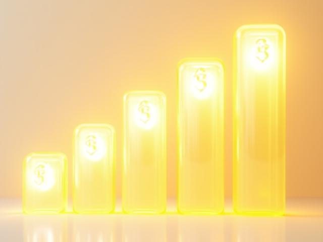 Visual representation of token staking tiers