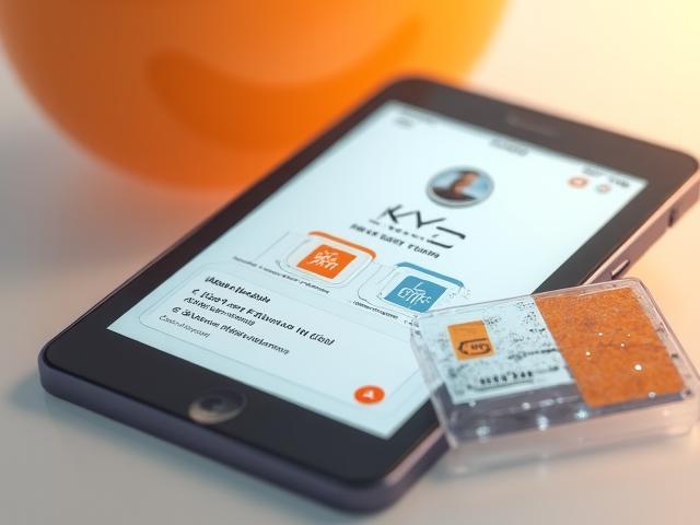 Whitelisting and KYC process interface simulation