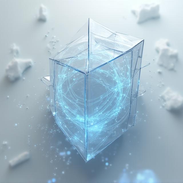 Abstract cryptographic shield representing data protection